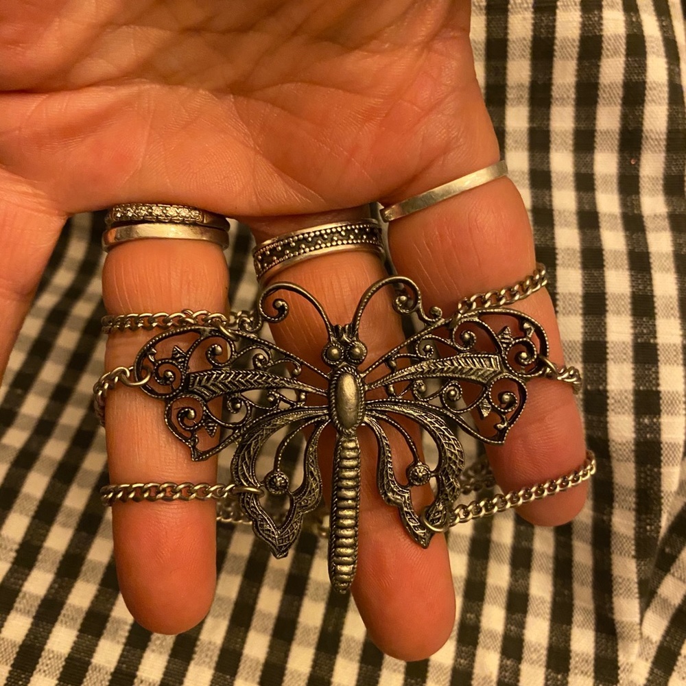 Vintage butterfly bracelet